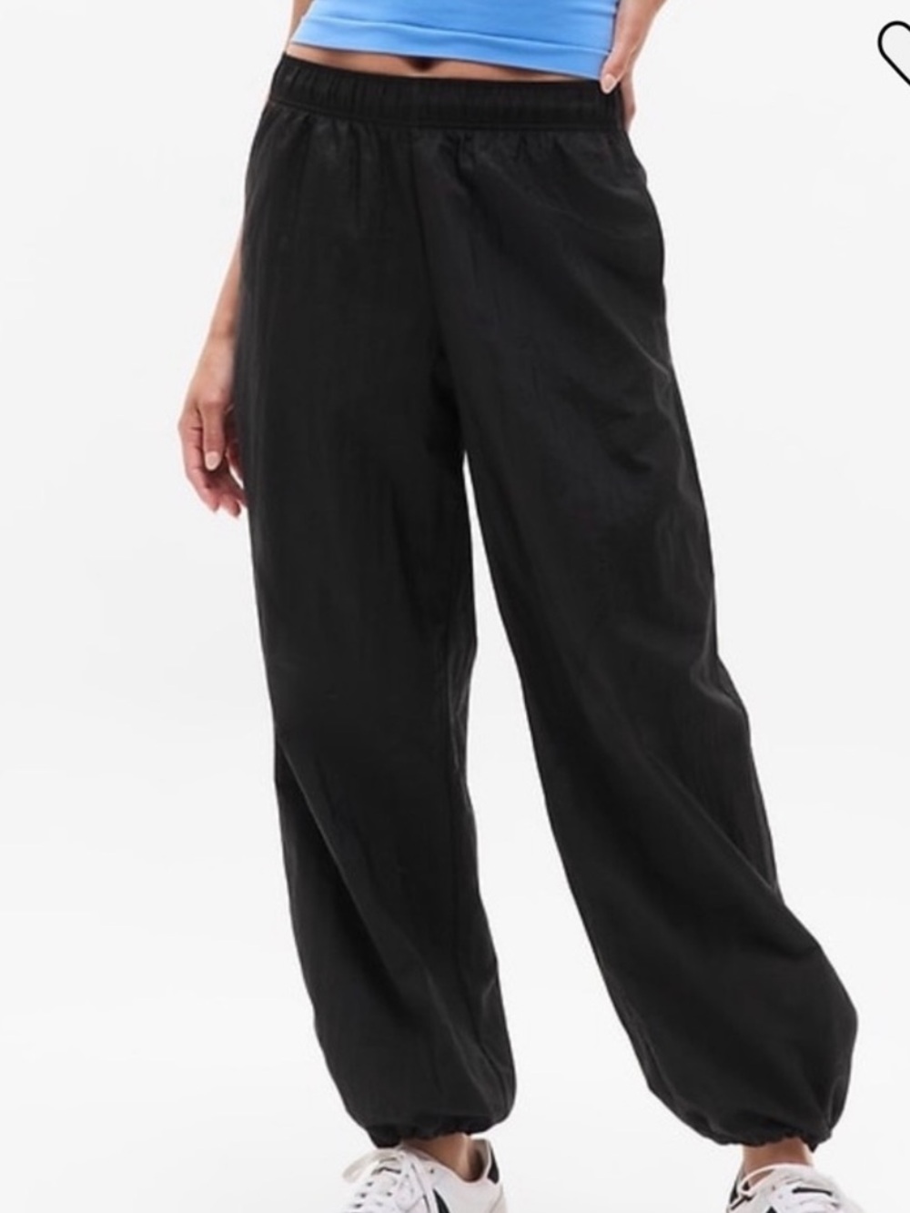 Athleta Lunar Sheen Utility Mid Rise Pant in Black - Medium - NWT